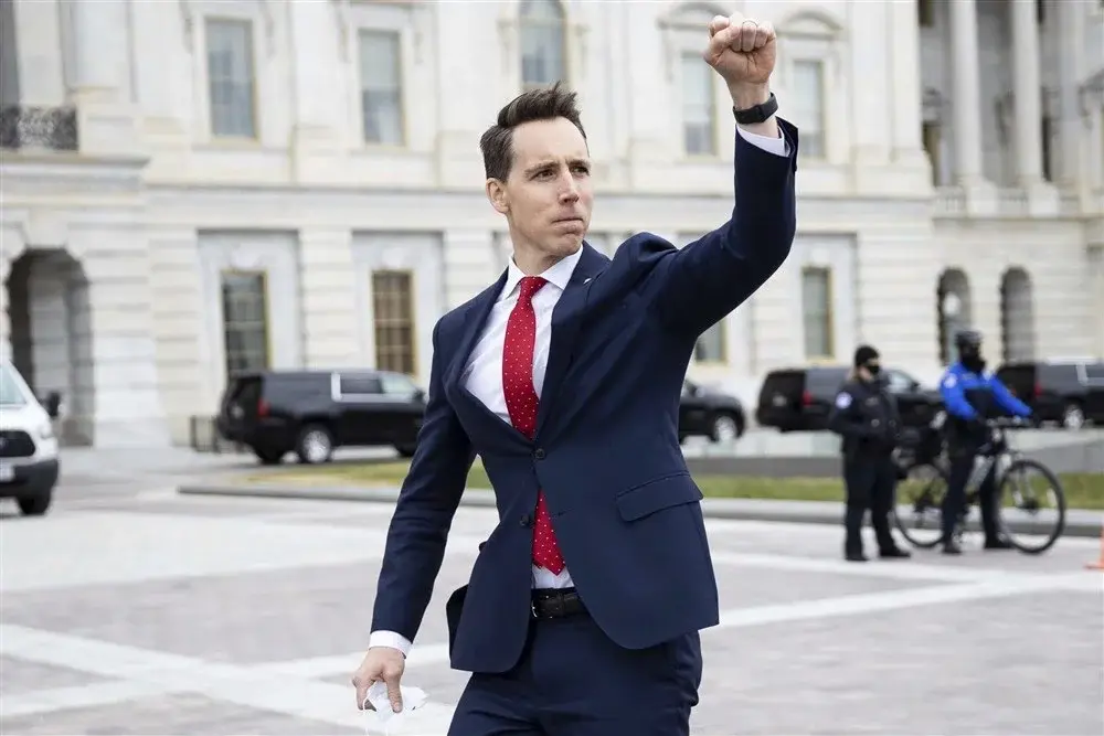 210108-josh-hawley-raised-fist-capitol-r.webp