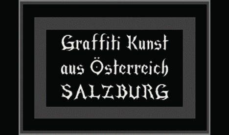 ed0047 Graffiti aus sterreich Salzburg