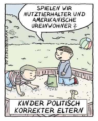 Cartoon 15 2017 politisch korrekte Kinde