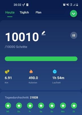 Screenshot 20211012-203253 Pedometer Ste