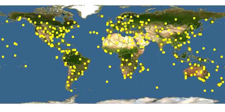 map of Mus musculus