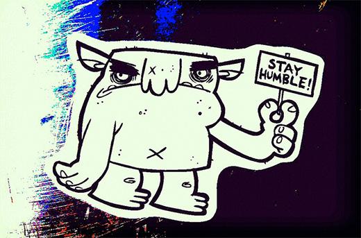 australian street art sticker