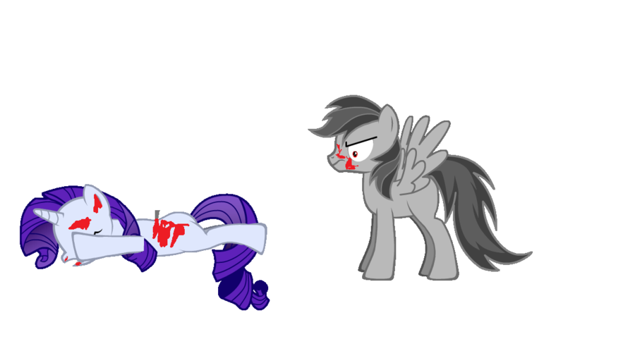 my pony evil side kills rarity by stor