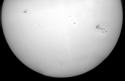 ISS-Sonne anim