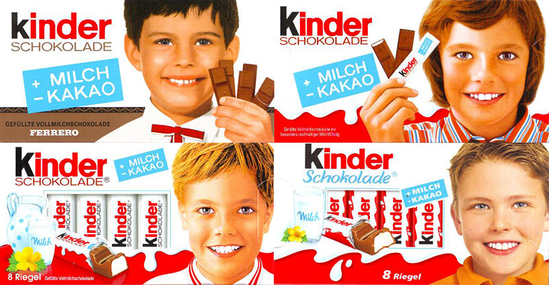 vier Kinder gross