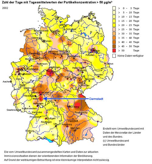 feinstaub karte deutschland