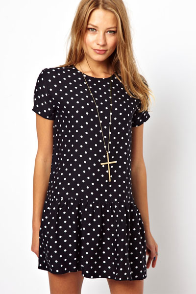 Asos-Punkte-Kleid