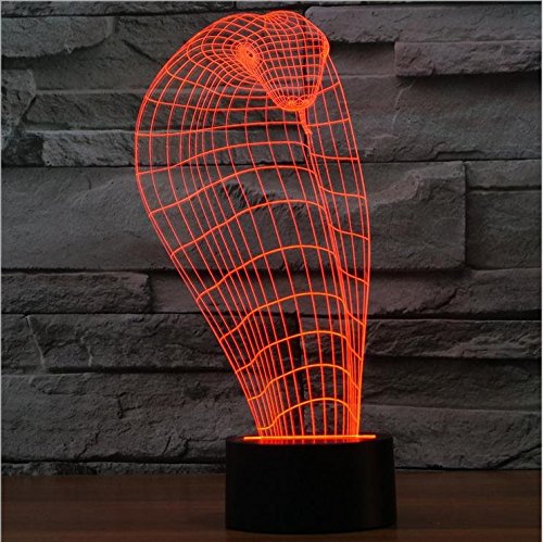 XYDKSMB-XYDKSMBR-Cobra-3D-Desktop-Lampe-