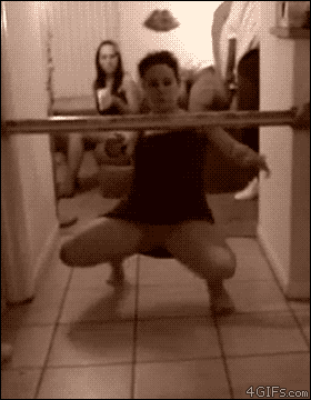 Drunk-girl-limbo-faceplant