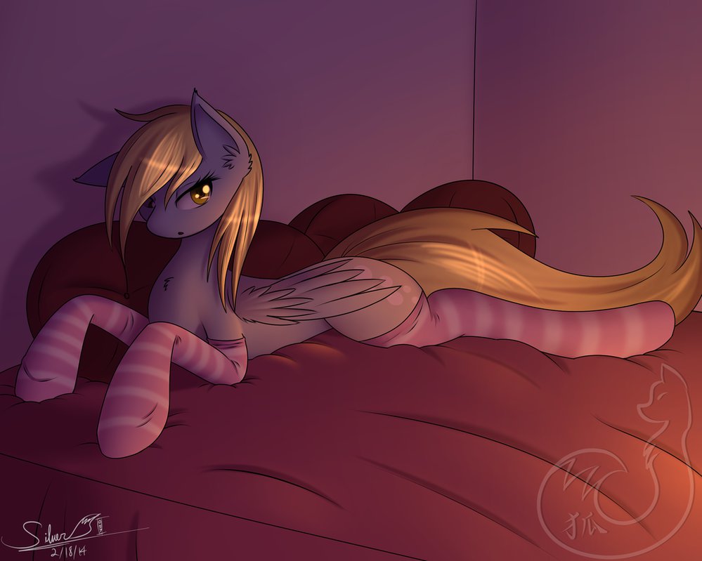 derpy in socks by silverfox057-d76yl9k