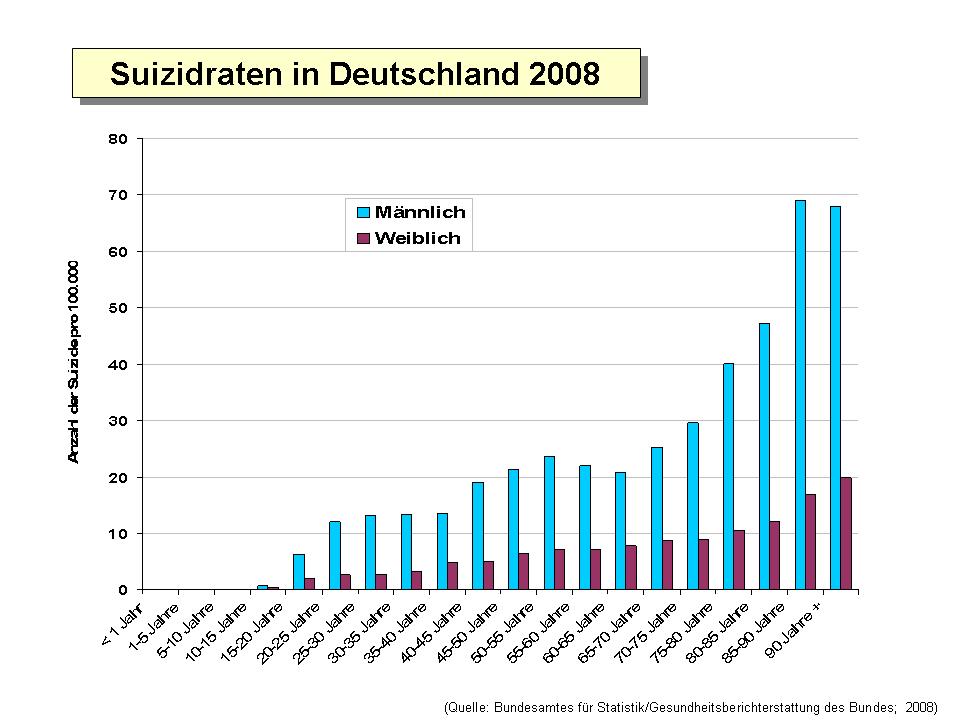 Suizidraten 2008