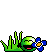 smiley emoticons hurra fruehling3 blau