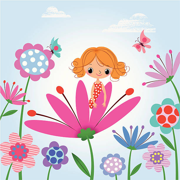 newborn-girl-as-a-thumbelina-vector-id16