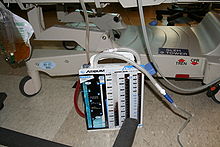 220px Chest drain bedside with fluids.jp