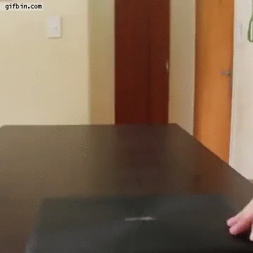 laptop coca cola app glass trick
