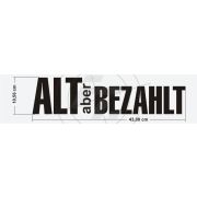 A126 Alt aber bezahlt