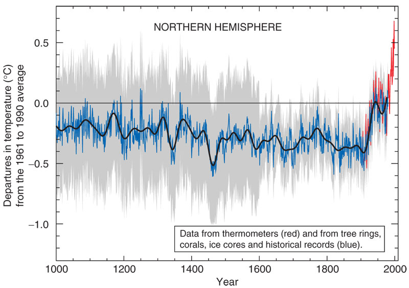 Hockey stick chart ipcc large comm