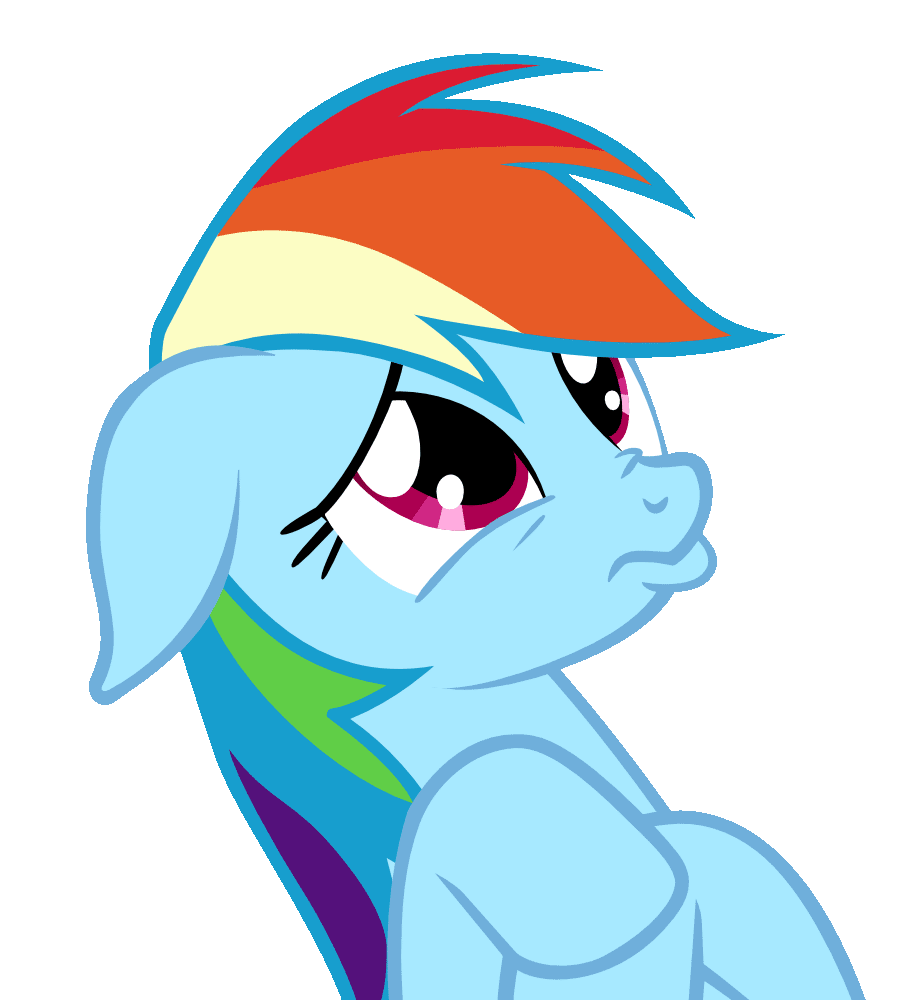 rainbow dash sadface 2 by iks83-d4oqjae