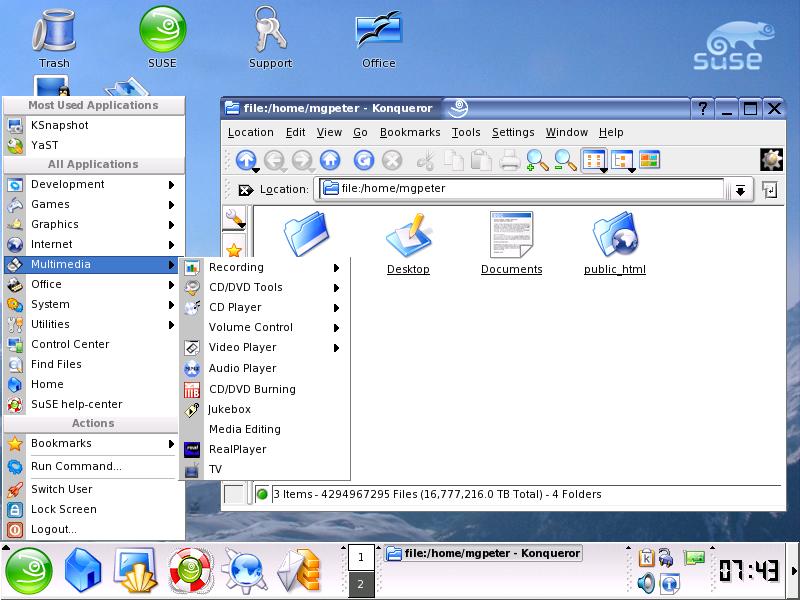 suse kde