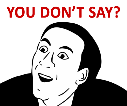 you dont say meme rage face nicolas cage
