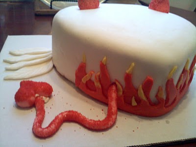 63cbb6 angel devil cake with flames