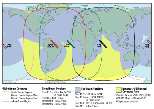 Inmarsat-Netzabdeckung-Weltweit