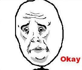 Stickman Okay Sad Face