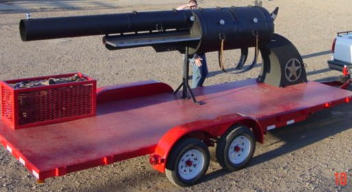 Oversized Novelty PistolBBQ Grill
