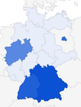 ca33f0 Google Trends Keshe Regionalverte