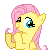 clapping pony icon fluttershy by tarit