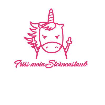 981c9fe0fa515746 Autoaufkleber-Einhorn-Lustig-Friss-mein-