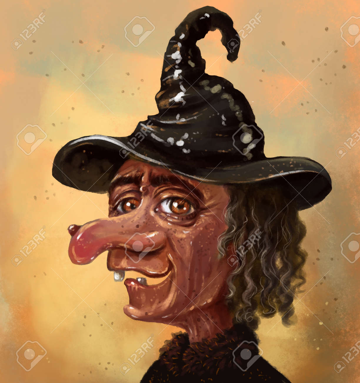 166390679-illustration-eines-portrts-ein
