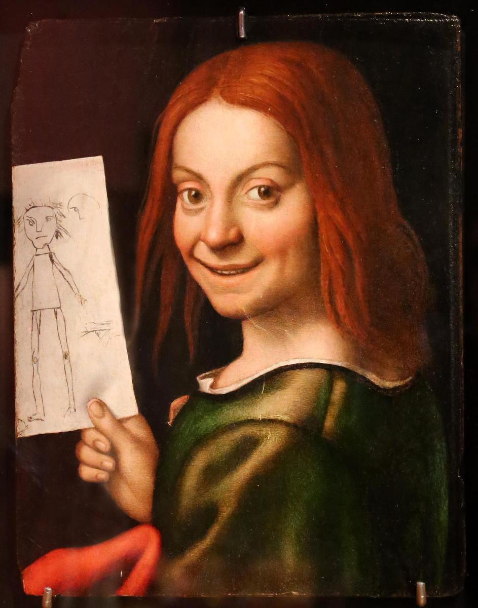 Francesco caroto2C ritratto di una fanci