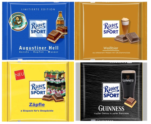 RITTER SPORT VERHONEPIPELUNGEN      BIER