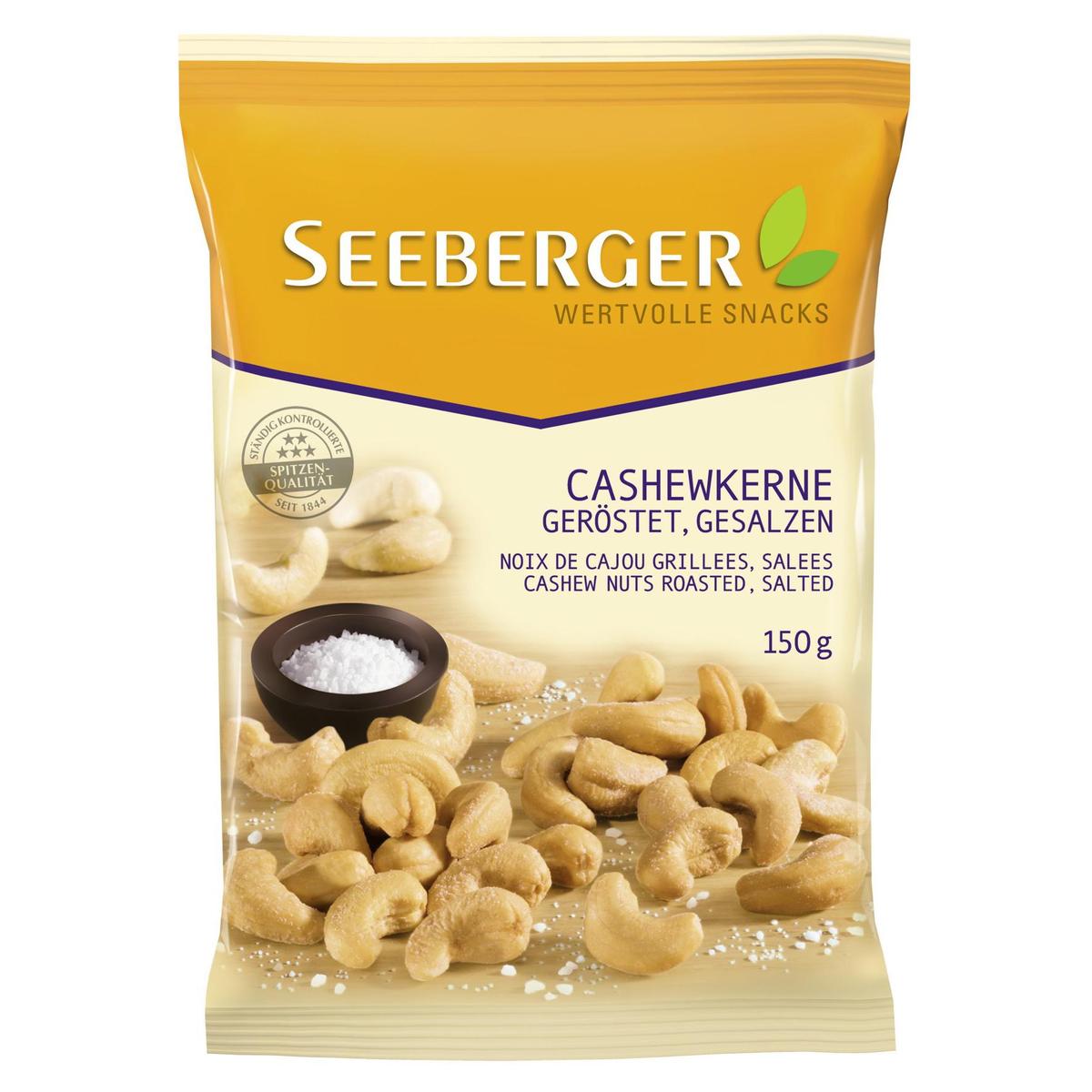 seeberger cashewkerne ger stet gesalzen.