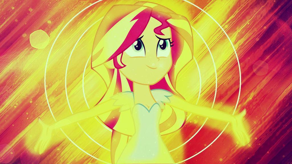 sunset shimmer wallpaper by flamingredni