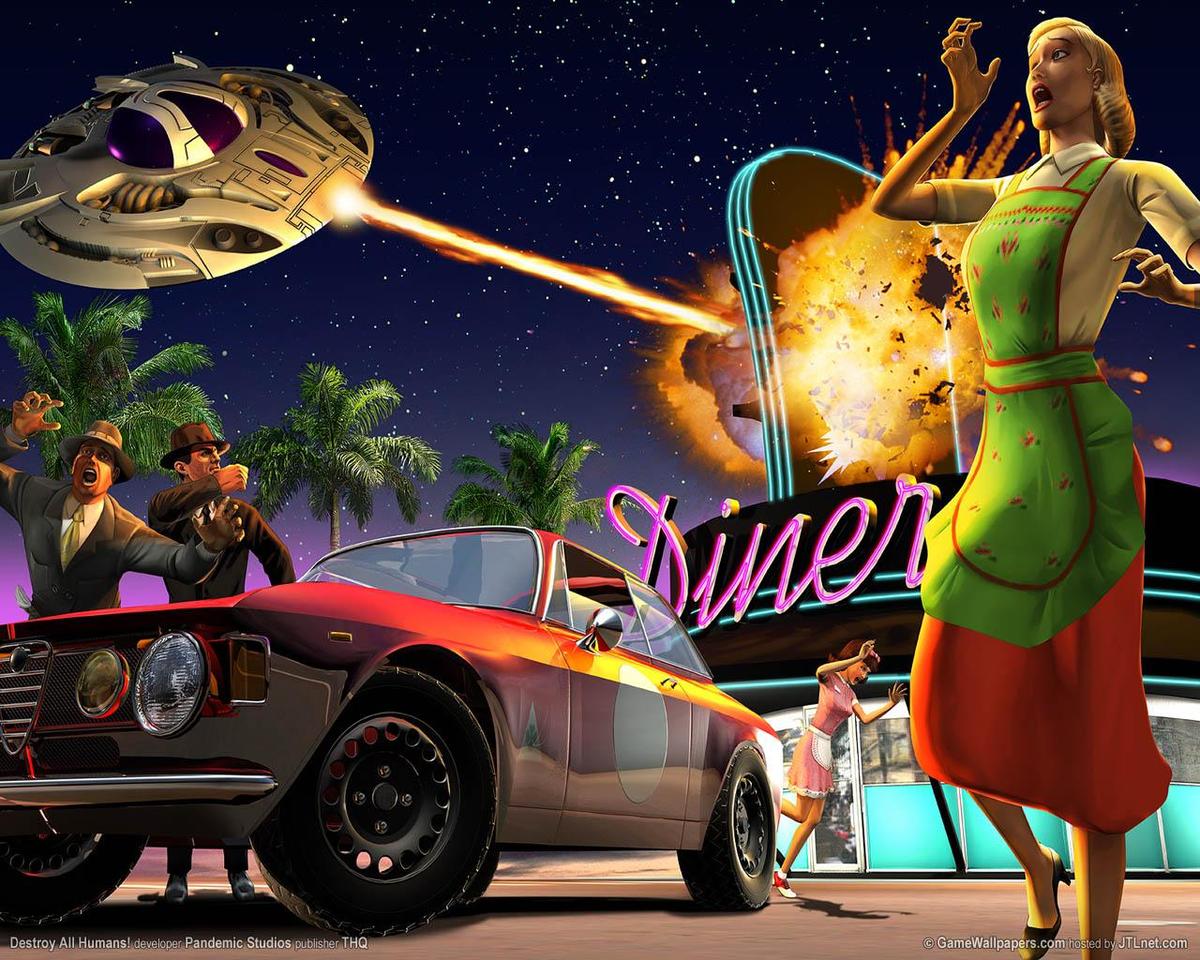 destroy all humans video game
