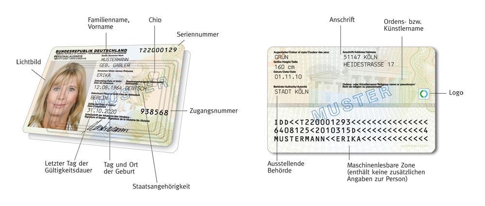 Ausweisansicht