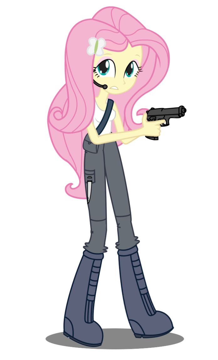 equestria girls fluttershy zombie apocal