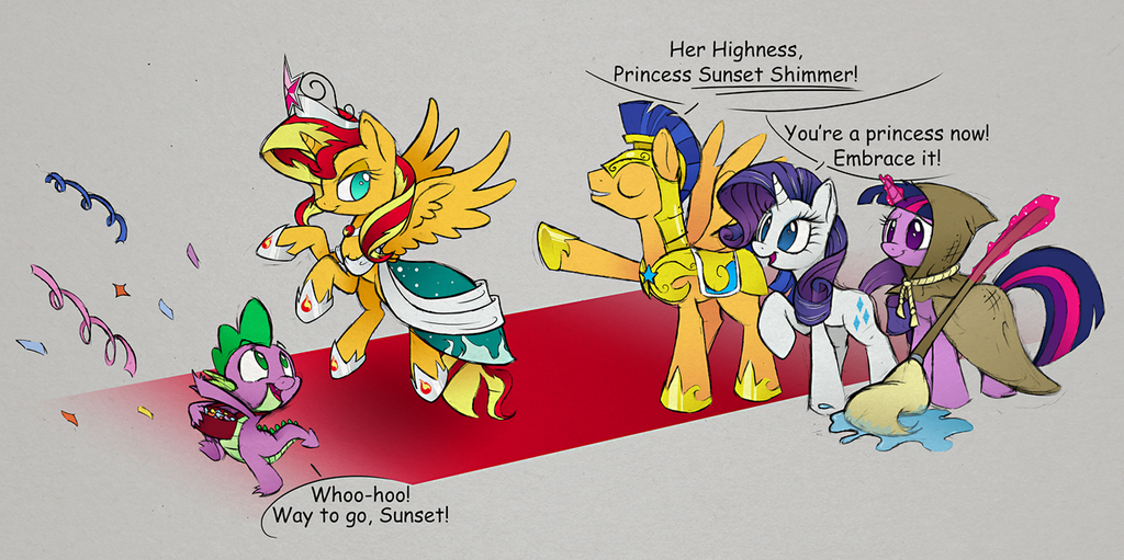 princess sunset shimmer by hydro king-d6