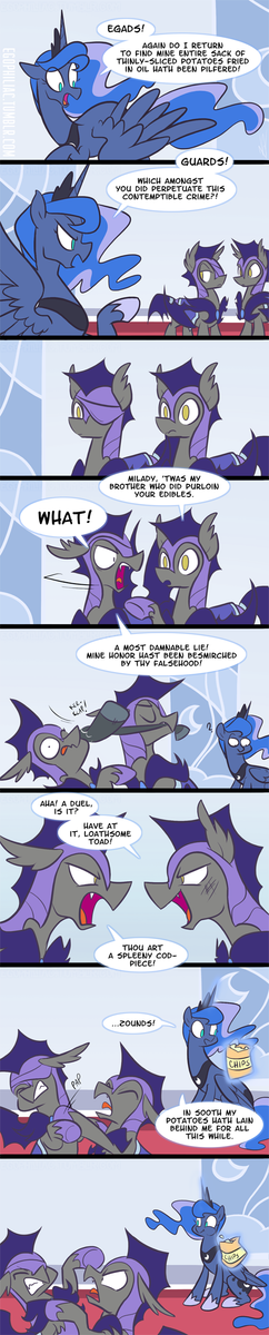 a royal canterlot mystery by egophiliac-