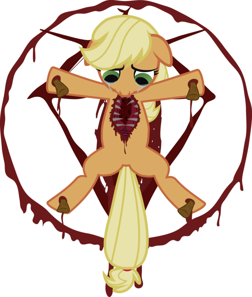 dead pony   applejack   ritual by j5a4-d