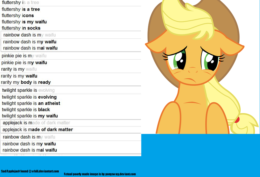 applejack is nobody  s waifu by ponyswag