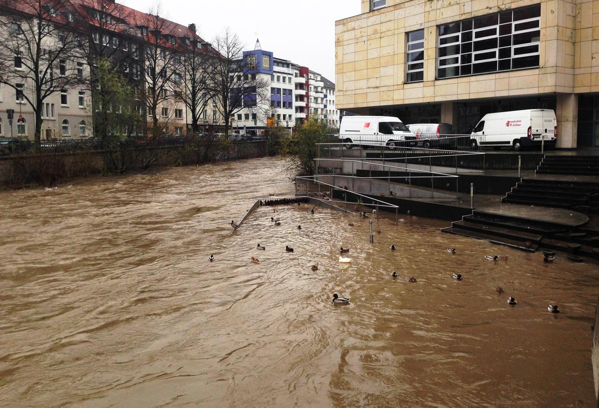 Ueberschwemmung an der Volme 8Dez2015