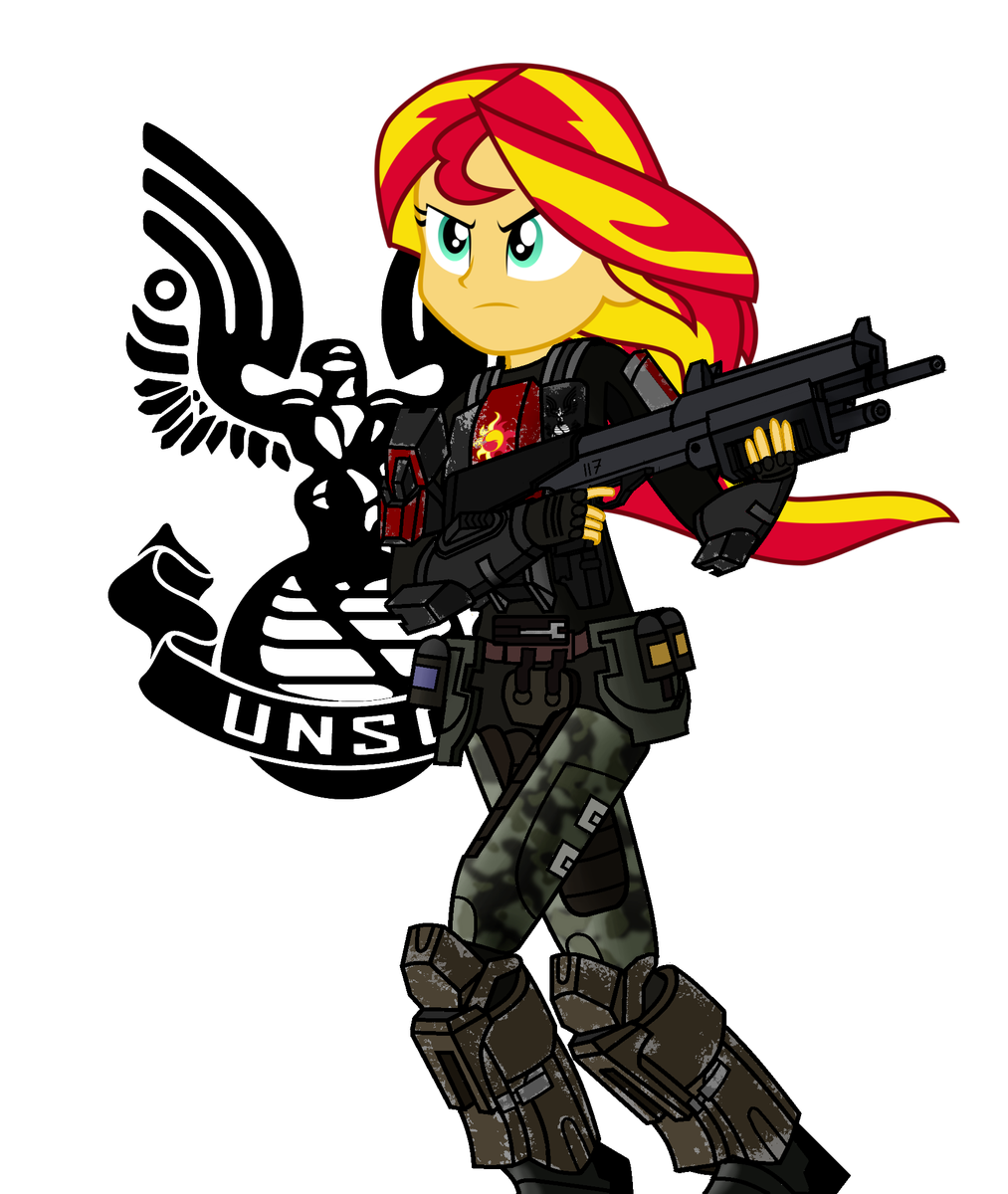 sunset shimmer odst by vanwiggen-d90vdoz