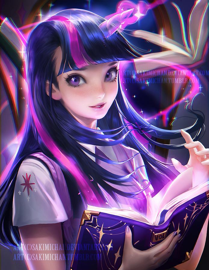 twilight sparkle by sakimichan-d95addd