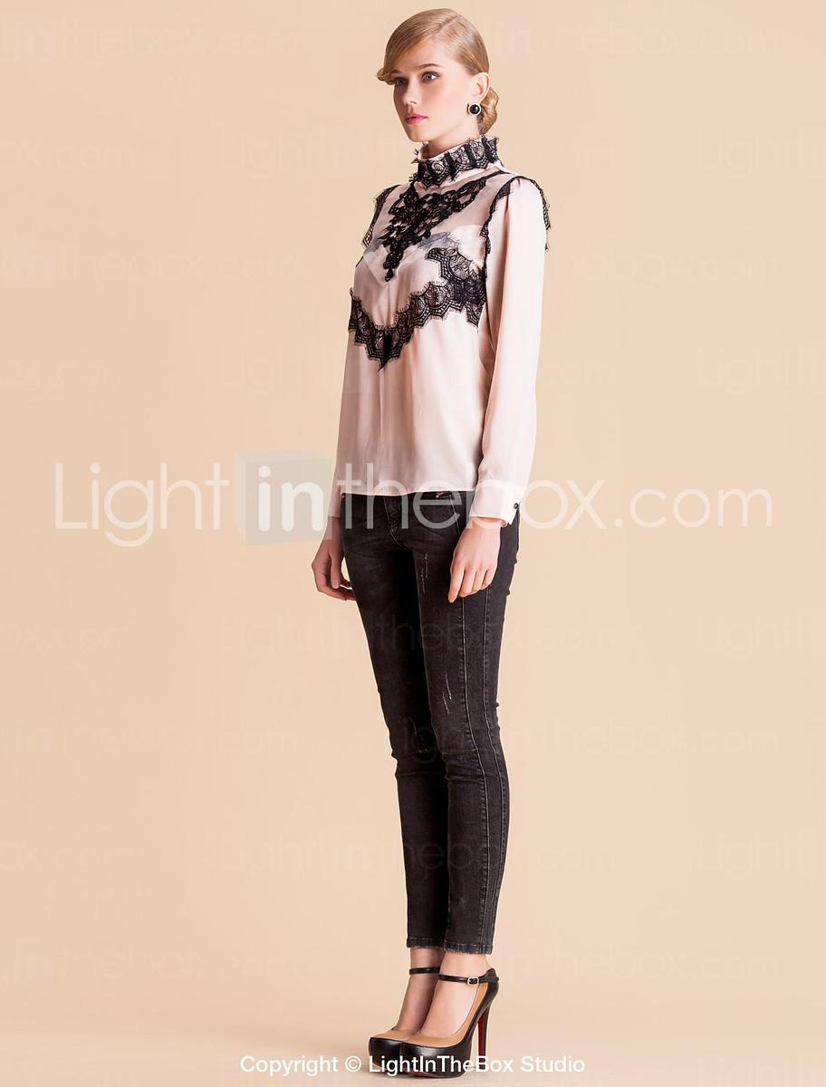 ts-kontrast-farbe-lace-decor-stehkragen-