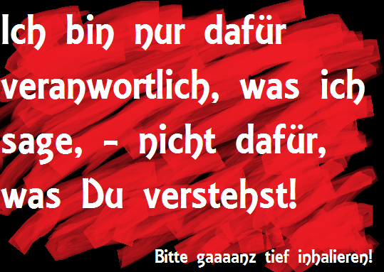 LHDTCo Ich bin nur verantwortlich...