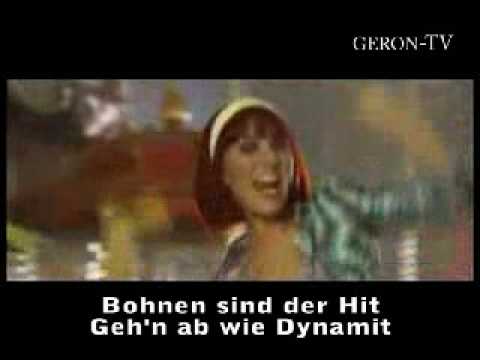 Youtube: DIE GERONTEN feat. WIR 3 - Bohnen sind der Hit