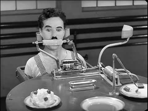Youtube: Charlie Chaplin Eating Machine 720p Blue Ray